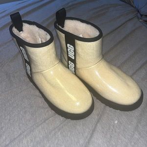 Clear mini UGG boot